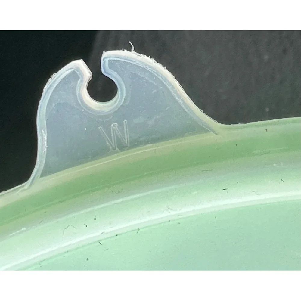 Tupperware Jel-Ring Mold Mint Green 1203-4 Fluted Gelatin Dessert Server USA